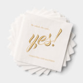 Elegant Or Elle A Dit Oui Partie Engagement (Insitu (empilé))