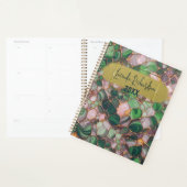 Elégant Or Émeraude Vert Mosaïque annuel (Devant avec enveloppe)