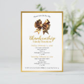 Elégant Or : Invitation à la réunion familiale de (Debout devant)