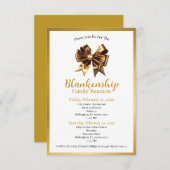 Elégant Or : Invitation à la réunion familiale de (Devant / Derrière)