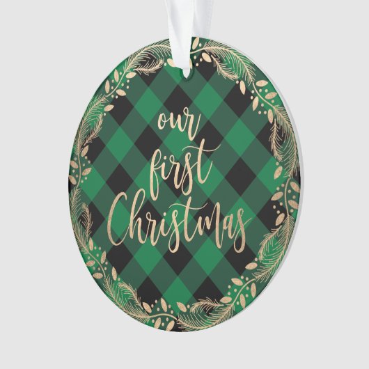 Elégant or notre premier Noël en tant que Mr & Mrs (devant)