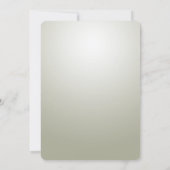 Elégant or Ornate de douche nuptiale Invitation (Dos)