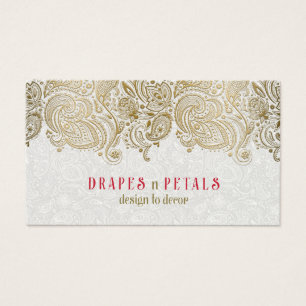 Elégant or paisley dentelle arrière - plan beige