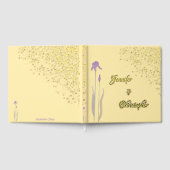 Elégant or pâle violet Aquarelle Iris Mariage (Complet)