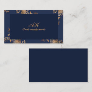 élégant or Standard, Carte de visite 3,5 pouces x