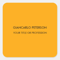 Elegant Oranje Geel Minimalistisch Professioneel