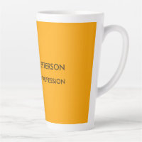 Elegant Oranje Yellow Minimalist Professional