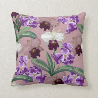 Elegant Orchid Pattern Kussen