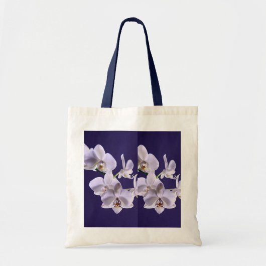 Elegant Orchidee Afbeelding Canvas tas (Voorkant)