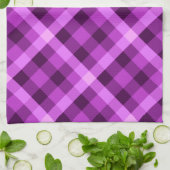 Élégant orchidée violet serviette de cuisine (Plié)