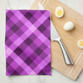 Élégant orchidée violet serviette de cuisine (Quart Plié)