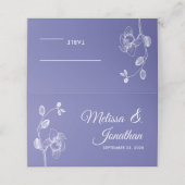 Elegant orchideeën simpele romantische bruiloft fl (Buitenkant ongevouwen)