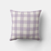 Élégant oreiller à lancer violet (Verso)