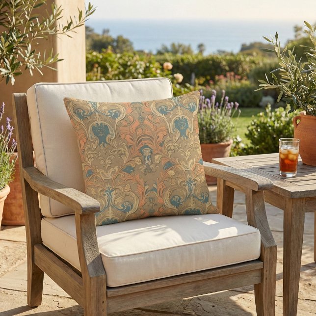 Élégant oreiller extérieur Vintage (Créateur téléchargé)