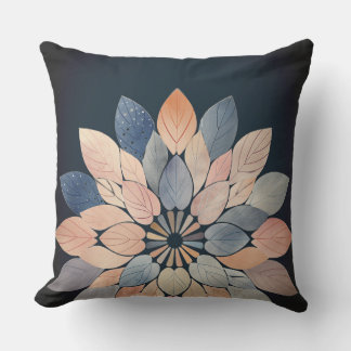 Elégant Oreiller Floral - Design Pastel Doux