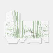 Elegant Oriental Bamboo Wedding Bedankdoosjes (Uitgevouwen)