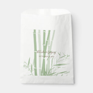 Elegant Oriental Bamboo Wedding Bedankzakje