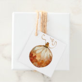 Elegant  Ornament kerstcadeau Label (In situ)
