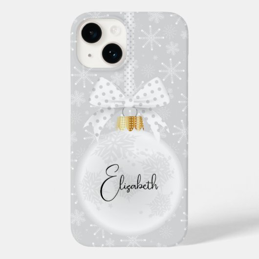 Elegant Ornament Kerstmis Case-Mate iPhone Case (Achterkant)