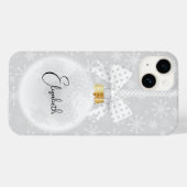 Elegant Ornament Kerstmis Case-Mate iPhone Case (Achterkant (horizontaal))