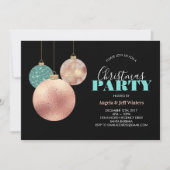 Elegant Ornamenten Kerstfeest 2 Kaart (Voorkant)