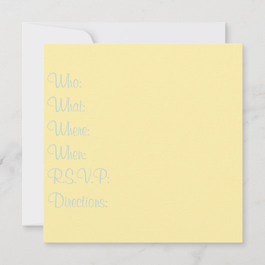 Élégant Ornate Inn Bed Frame Invitations (Dos)