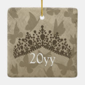 Élégant ornement de conservation de la Quinceanera (Dos)