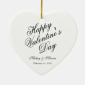 Élégant Ornement de la Saint-Valentin en Forme de (Dos)