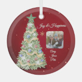 Élégant ornement de Noël Arbre de Noël (Recto)