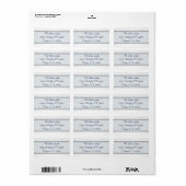 Elegant Oude mode Etiket (Full Sheet)