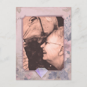 Elegant Ouderwets Save the Date Photo Briefkaart