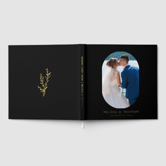 Elégant Ovale Photo Elégant Mariage Noir Personnal (Complet)