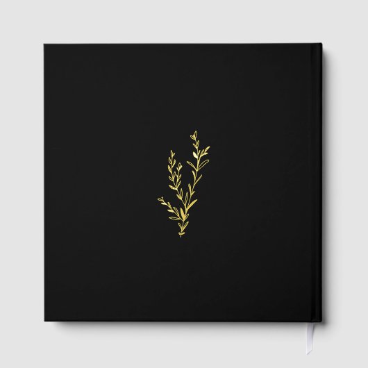 Elégant Ovale Photo Elégant Mariage Noir Personnal (Verso)