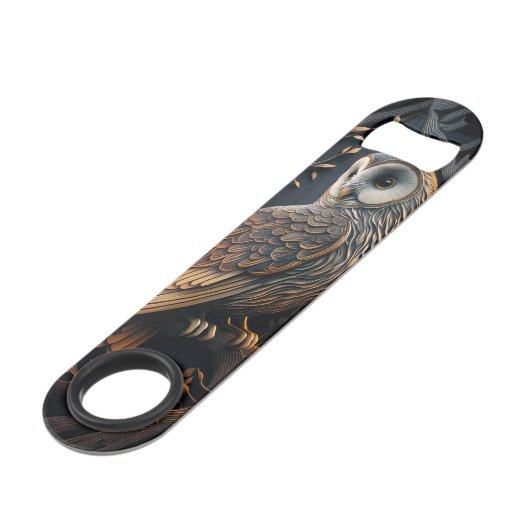 Elegant Owl Speed Flessenopener (Voorkant Gekanteld)