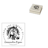Elegant paard aangepaste naam, uit de bibliotheek 	rubberstempel (Gestempeld)