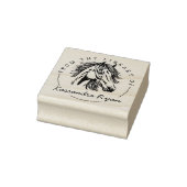 Elegant paard aangepaste naam, uit de bibliotheek 	rubberstempel (Stempel)