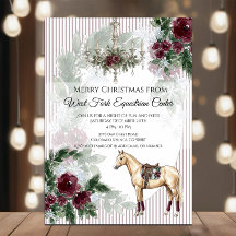 Elegant Paard Kerstfeest
