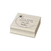 Elegant Paardenbloem Custom Book Rubberstempel (Stempel)