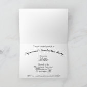 Elegant Paars Abstract Afstuderen Foto (Binnen)