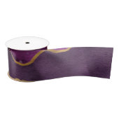 Elegant Paars Abstract Waterverf Patroon Lint (Spoel)