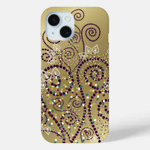 Elegant Paars Boho Deco Artistieke Spirals Castill