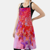 Elegant Paars en Oranje Licht Hydrangea Schort (Insitu)