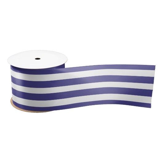 Elegant Paars en White Striped Lint (Spoel)