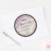 Elegant Paars Glitter Product Packaging Labels (Envelop)