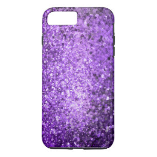 Elegant Paars Glitter & Sparkles iPhone 8 Plus / 7 Plus Hoesje