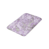 Elegant Paars grijs Abstract grafisch patroon Badmat (Gekanteld)