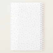 Elegant Paars Lila Roze Bouquet Chic Planner (Achterkant)