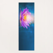 Elegant Paars Lotus Blue Yogamat (Achterkant)