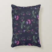 Elegant  Paars Orchids Floral Pattern | Accent Kussen (Voorkant(Verticaal))