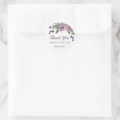 Elegant Paars Roos Bachelorette Dank u Sticker (Tas)